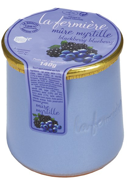 Kaese guenstig online bestellen YAOURT LA FERMIERE ETUVE MURE MYRTILLE POT GRE 140G