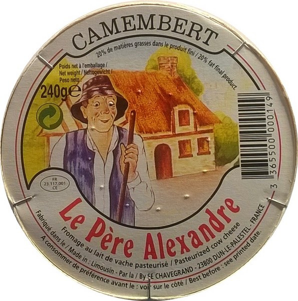 Kaeseladen online shop CAM.PERE ALEXANDRE *BOITE BOIS* 240G X12