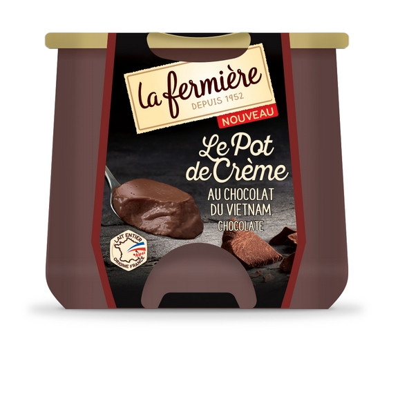 Kaese guenstig online bestellen LE POT DE CREME LA FERMIERE CHOCOLAT POT VERRE 125GR