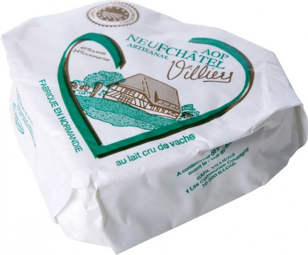 Kaeseladen online shop NEUFCHATEL AOP COEUR VILLIERS EMB 200 GR