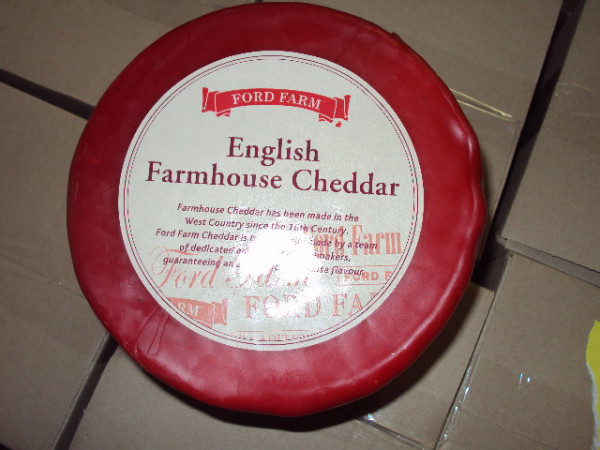 Kaeseladen online shop CHEDDAR REDWAX MILD COL 2 KG