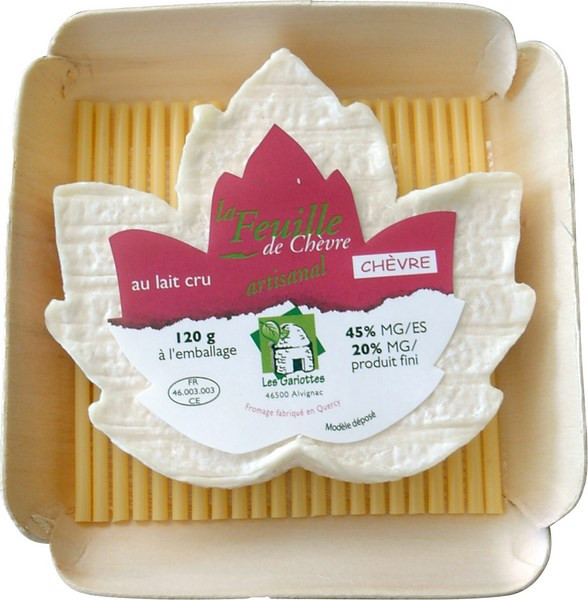 Kaeseladen online shop FEUILLE DE CHEVRE ALV. BARQ  LS 120GX6