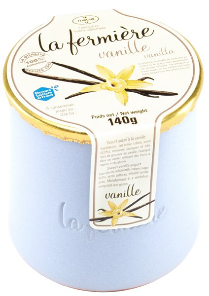 Kaese guenstig online bestellen YAOURT LA FERMIERE ETUVE VANILLE POT GRE 140G
