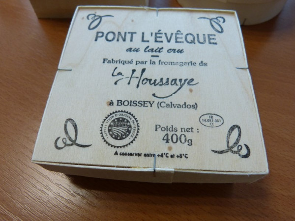 Kaeseladen online shop PONT L'EVEQUE LAIT CRU LA HOUSSAYE AOP 400 GR
